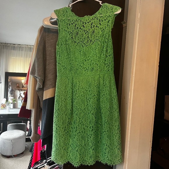 shoshanna green lace dress Shoshanna Lillia Jacquard Strapless Dress - Teal